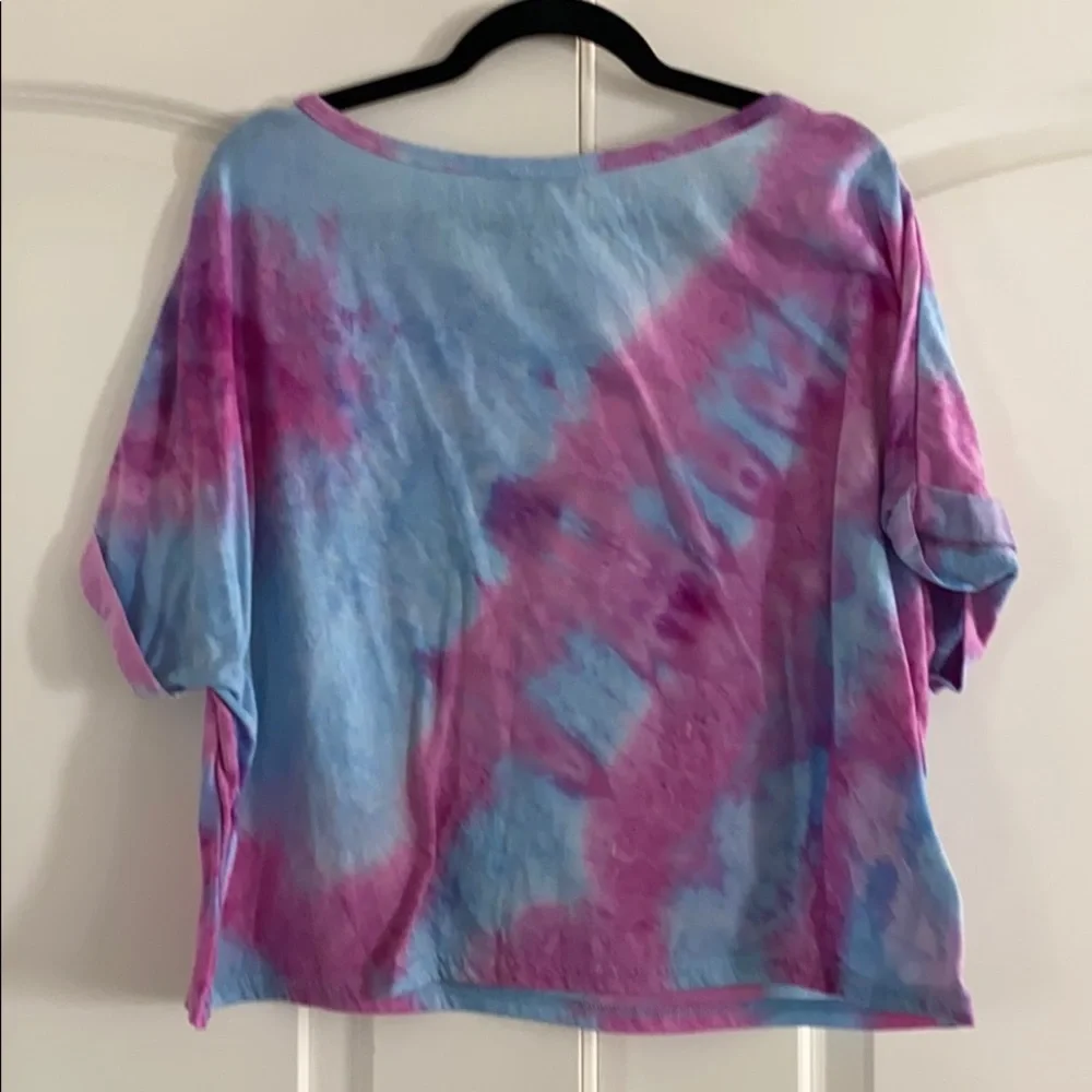 Shein Tie Dye Crop Top - Picture 4 of 4